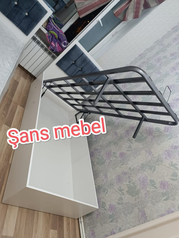 Bazalı çarpayı Bazalı çarpayı Sifarişlə hazırlanır Rəng seçimi var Matras
