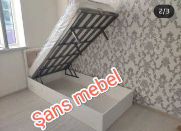 Bazalı çarpayı Sifarişlə hazırlanır Rəng seçimi var Matras
