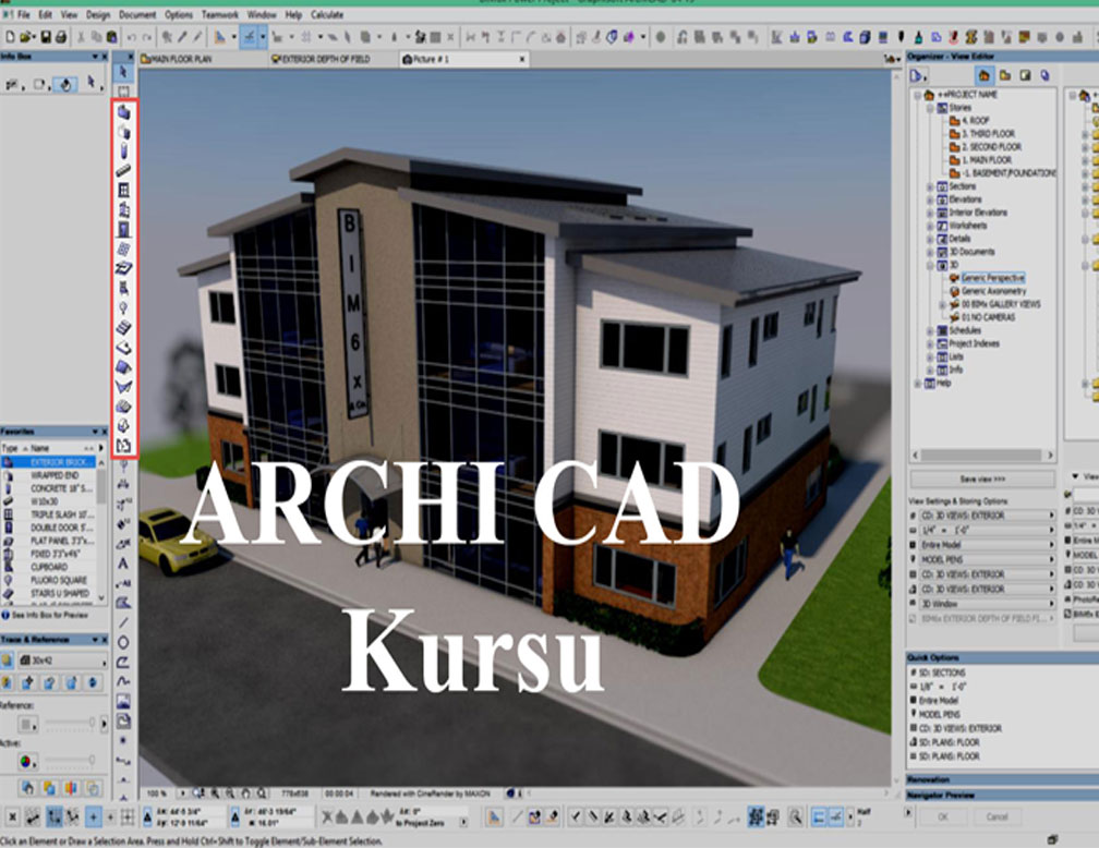 Archicad kursu Profesional səviyyədə Archi Cad