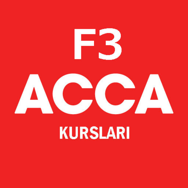 ACCA F3 hazirliğı ACCA F3 hazirliğı ACCA F3 tədris edən kursları çoxdur lakin