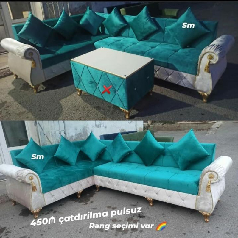 Divan künc madel *SİFARİŞLE*Divan* *Qiymet 450 💸 manat* Tehfil 3/5 güne