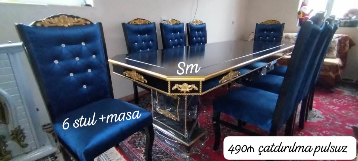 Stol stul desr Stol stul dəstlərimiz hər ölçüde her madelde Ucuz və