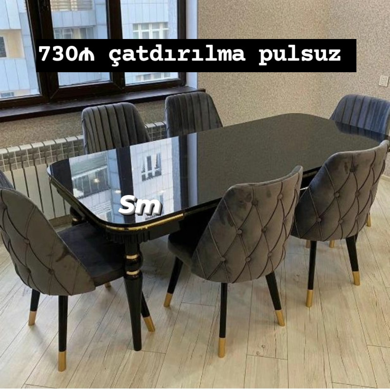 Stol stul dest Stol stul dəstlərimiz hər ölçüde her madelde Ucuz və