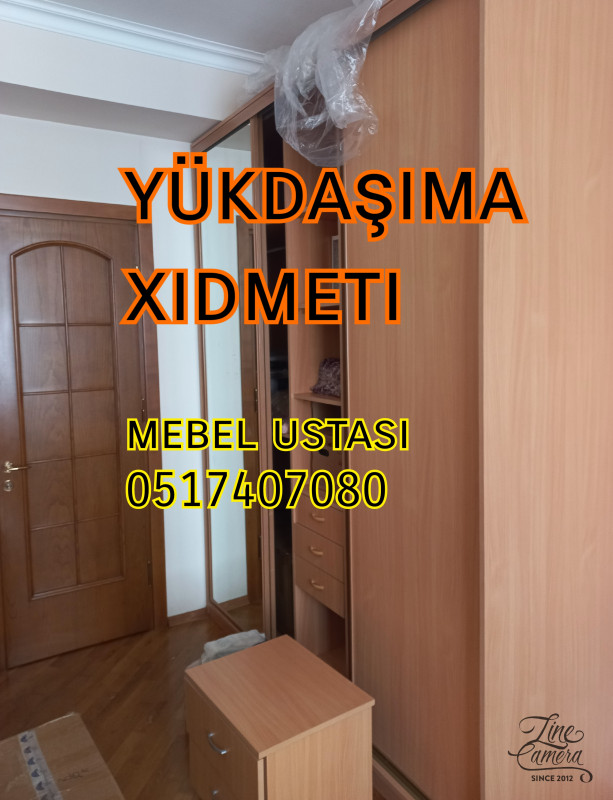 Mebel ustası. mebelerin sökülmesi pakovkalanması daşınması yıgılması