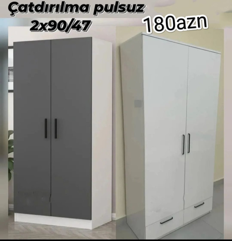 Paltar dolabı Paltar dolab Sifarişlə hazırlanır Rəng seçimi var Ölçü