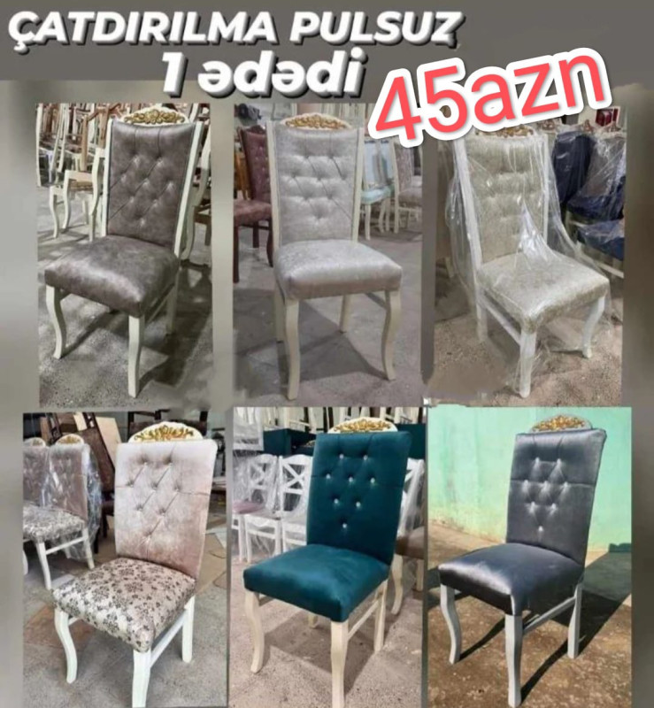 Stul Stul Sifarişlə hazırlanır Rəng seçimi var Qiymət 45azn