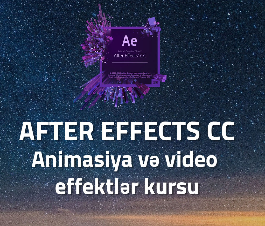 After Effects motion design kursu professional səviyyədə