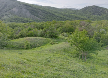 3.5 hektar ərazi satílír Altíaĝacda yol kenarínda 3.5