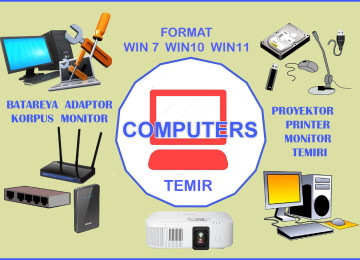 Her nov Printer proyektor komputerlerin temiri detallarin