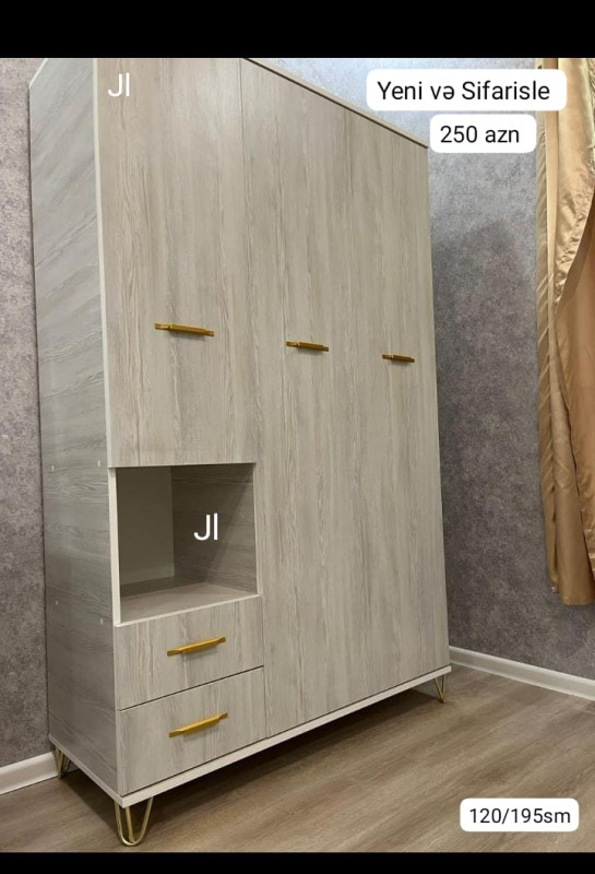 Dolab Yeni və Sifarisle ‼️Dolab ✔️Reng secimi var. ✔️Yüksək