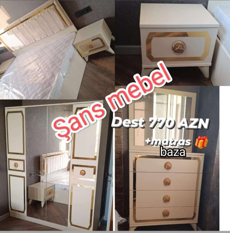 Yataq mebeli Yataq mebeli Sifarişlə hazırlanır Rəng seçimi var