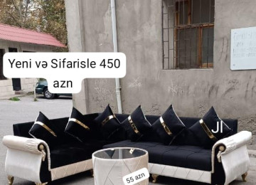 Yeni və Sifarisle ‼️ Kunc divan ✔️Reng secimi var. Acilmir
