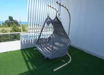 Terraslı təmirli və Əşyalı mənzil satılır Bulvar Rezidens