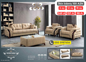 Modern, avanqard və klassik yumşaq mebel dəstləri tək