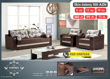 Modern, avanqard və klassik yumşaq mebel dəstləri tək