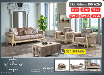 Modern, avanqard və klassik yumşaq mebel dəstləri tək