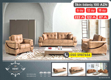 Modern, avanqard və klassik yumşaq mebel dəstləri tək