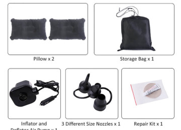 Çatırılma var. Hava Döşəyi. Avtomobil, səyahət, kampinq,