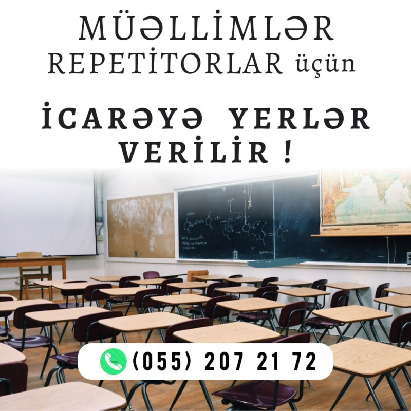 Icareye verilir ( ofis) İCARƏYƏ OTAQ VERİLİR. Ünvan: İnşaatçılar və Əcəmi