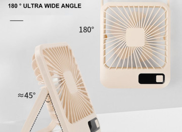 Stolüstü USB və batareya ilə işləyən ventilyator batareya