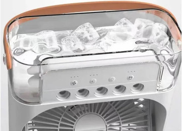 Stolüstü Sərinkeş Buz və Su ilə işləyir. Əlavə istəyə uygun