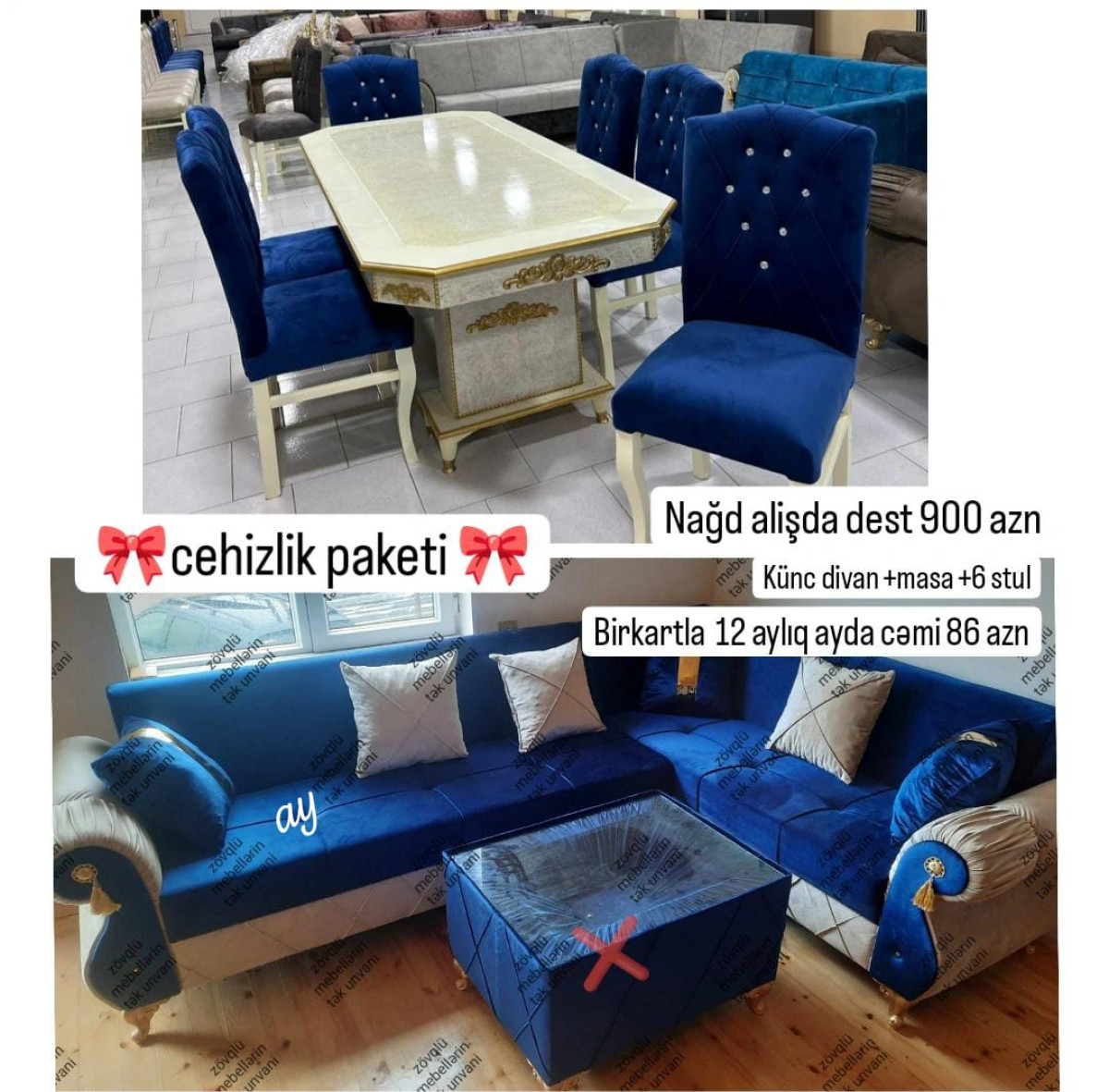 *cehizlik paketi* *Endirimlərdən yararlanaraq möhtəşəm