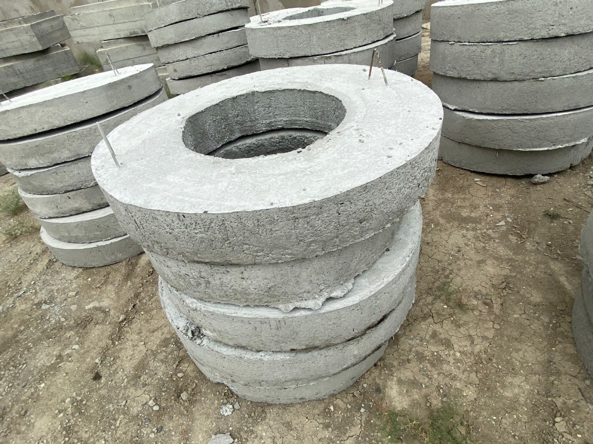 beton boru Zavodumuzda su kanalizasiya quyuları, təzyiqsiz borular,