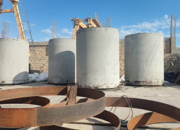 Zavodumuzda su kanalizasiya quyuları, təzyiqsiz borular,