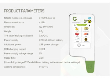 Nitrat sayğacı. Model: greentest eco - 6t bluetooth.