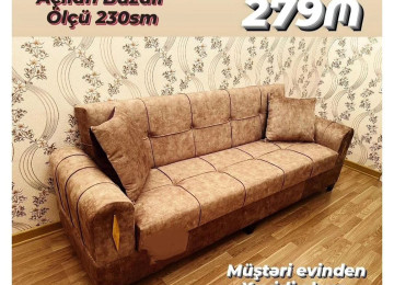 Divan Sifarişlə hazırlanır Rəng seçimi var Ölçü 230sm