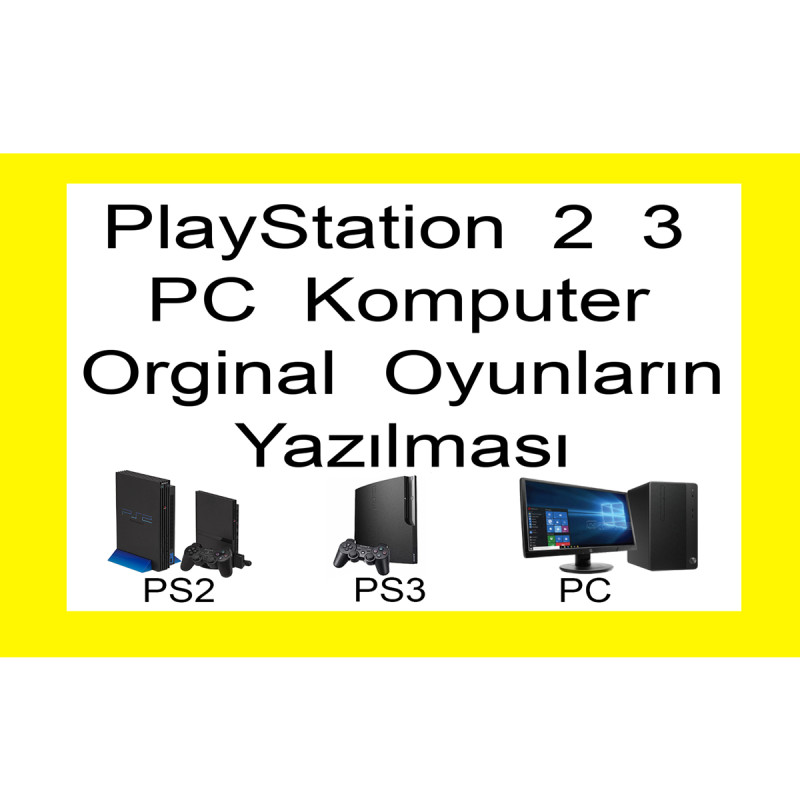 Orginal Oyunlarin Yazilmasi PlayStation3 oyunlarin yazilmasi Yaddasi azdisa 500gb