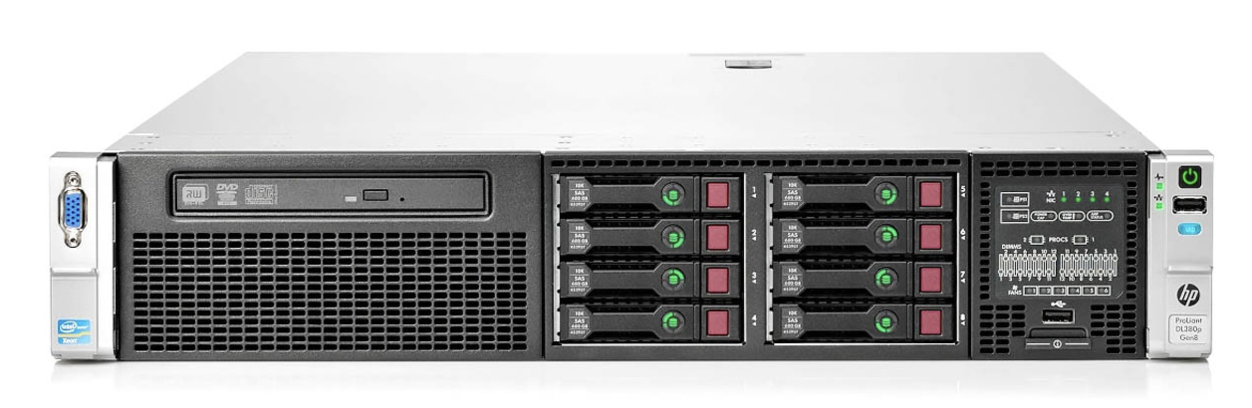 Server HP DL360 satisi HP Proliant DL360 Gen8 CPU: 2 x