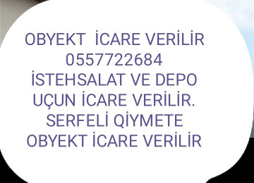 TAM RESMİ MUQAVİLE İLE OBYEKT icare verilir her bir şerait