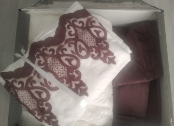 Lace Art Home Collection Dila cüt nəfərlik cehiz yataq