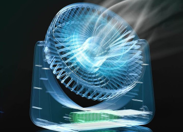 USB ilə təchiz edilmiş bu kiçik masa sərinkeşidit.