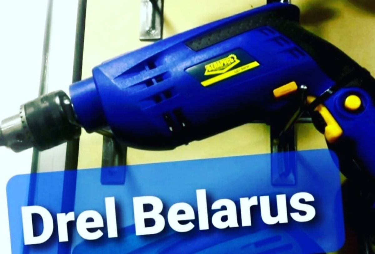 Drel Belarus Drel Belarus model 900 watt gücündədir. 13 mmlik dəmir