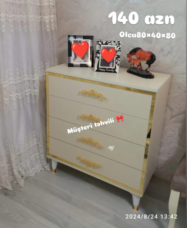 Kamod şkaf *kamod* Yeni sifarişlə hazırlanır ✔️*ölçü 80×40×80* rəng