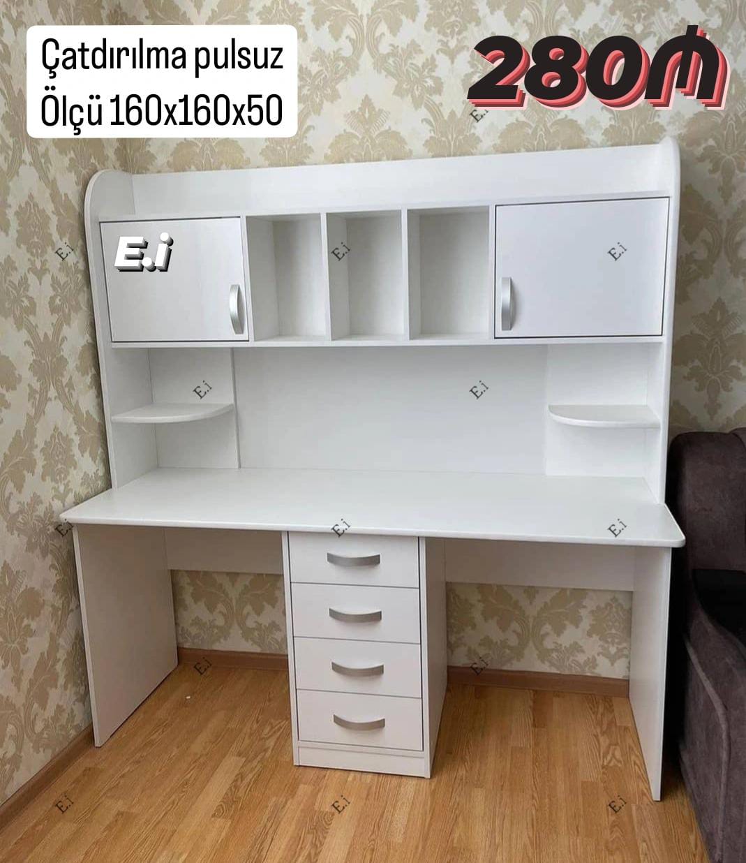 2 Nəfərlik Yazı masası 280Azn dən başlayan qiymətlərlə