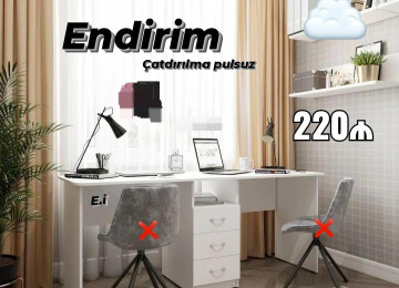 2 Nəfərlik Yazı masası 280Azn dən başlayan qiymətlərlə