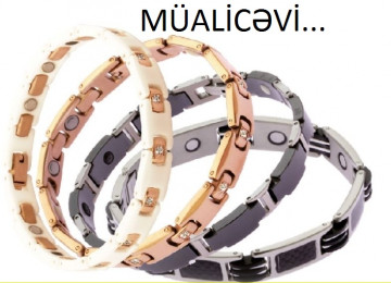 * Titan Maqnit Müalicəvi BioEnerji Qolbaqlar * -Depoda