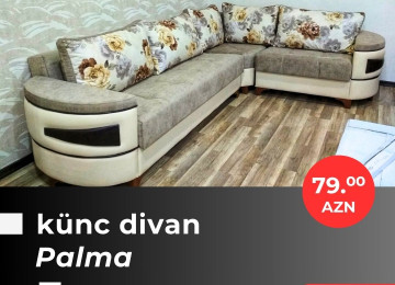 Əla fürsəti qaçırmayın! Yeni model künc divanlarını cəmi