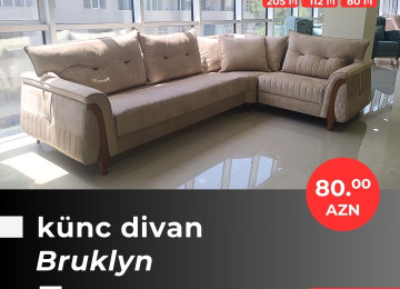 Əla fürsəti qaçırmayın! Yeni model künc divanlarını cəmi