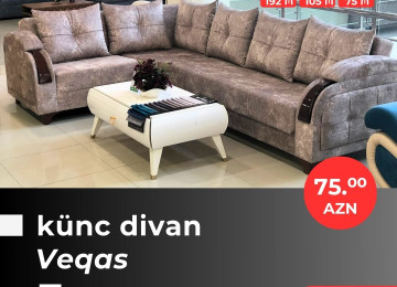 Əla fürsəti qaçırmayın! Yeni model künc divanlarını cəmi
