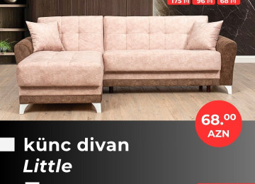 Əla fürsəti qaçırmayın! Yeni model künc divanlarını cəmi
