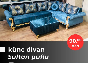 Əla fürsəti qaçırmayın! Yeni model künc divanlarını cəmi