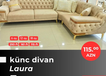 Əla fürsəti qaçırmayın! Yeni model künc divanlarını cəmi