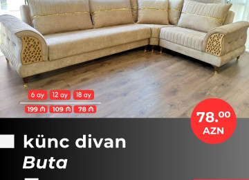 Əla fürsəti qaçırmayın! Yeni model künc divanlarını cəmi