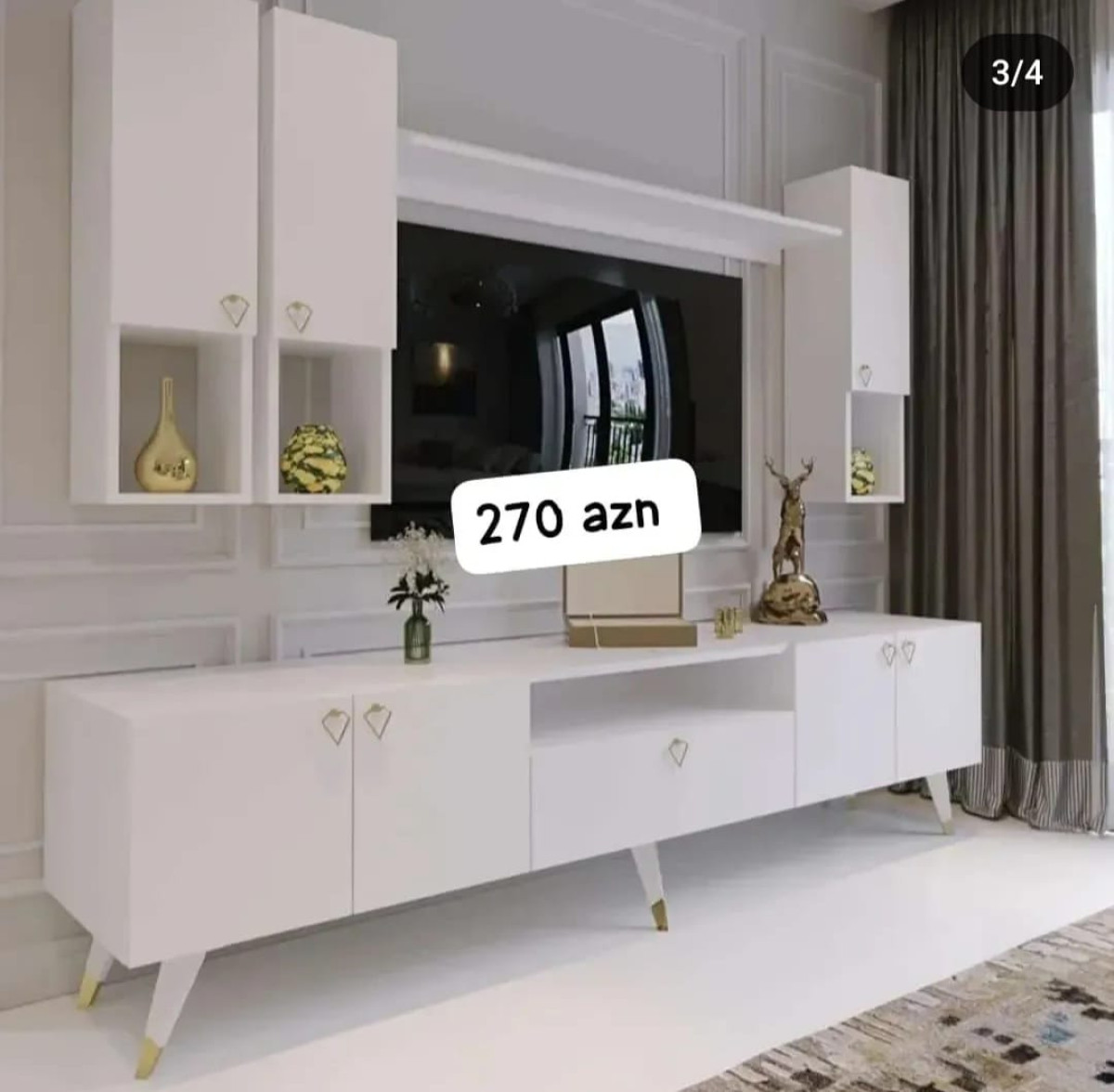 Tv stend Sifarişlə hazırlanır Rəng seçimi var Qiymət 270azn