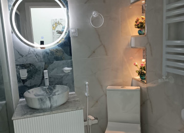 Müalicəvi effektli Duz Gölünün qarşısında ekoloji təmiz,