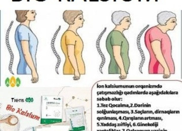 "Bio Kalsium (Ümumi Ca) Tozu"-Az Sayda Satışda.Endirimdə